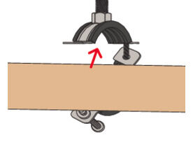 fischer Pipe clamp FRS 20 - 24 M8/M10